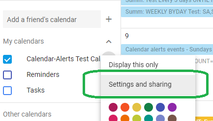 Google calendar download